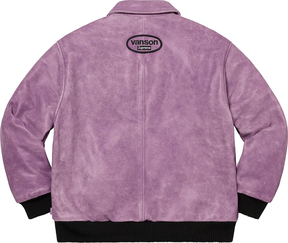 Supreme®/Vanson Leathers® Worn Leather Jacket view 14